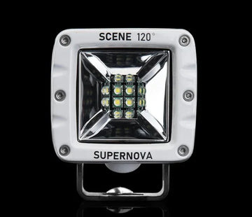 Supernova White DX4 Scene LED Work Light 120 Degree Ultra Flood - Brixton 4x4 - Buy Online Now!